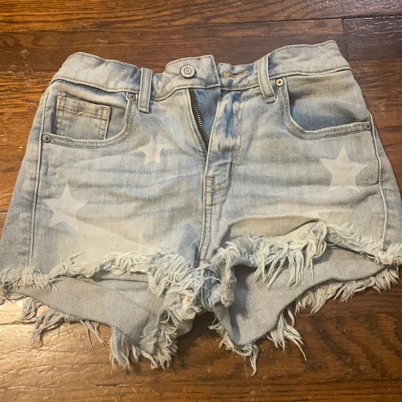 Star print Jean shorts - Picture 1 of 1